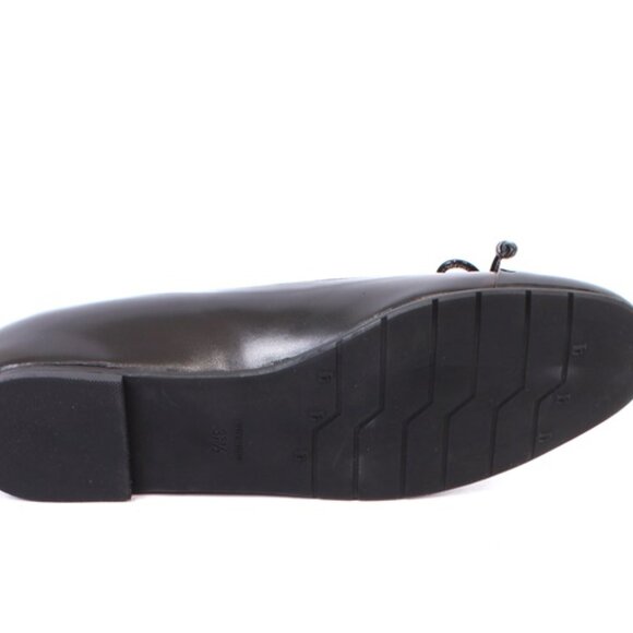 Luca Grossi 712 Black Patent Leather Round Toe Flats Shoes - Picture 8 of 8